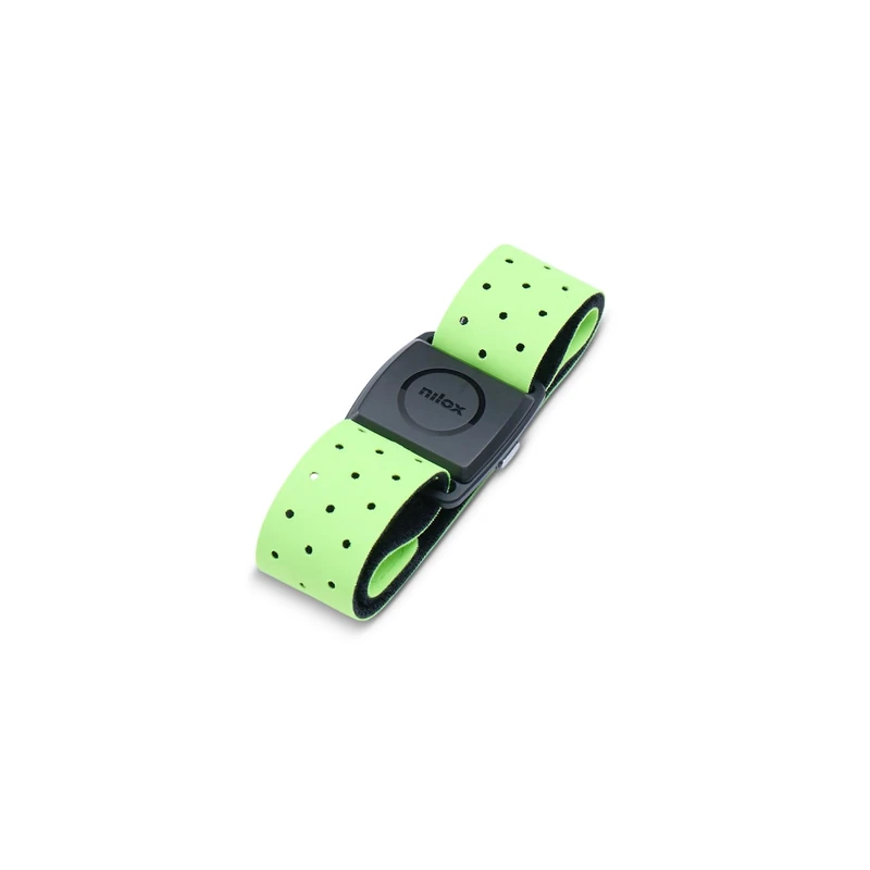 Nilox HRM Smart Armband Fitness Tracker for Heart Rate and Workout Monitor, 4 Channel Optical Sensor and Smart LED Indicators, Water Resistant, Sports App Compatible