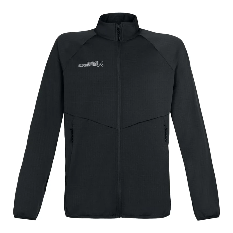Rock Experience Mens Re.albatross Fz Man Fleece Outdoor Trekking Sweatshirt | Hiking, Black, XL EU - Image 1