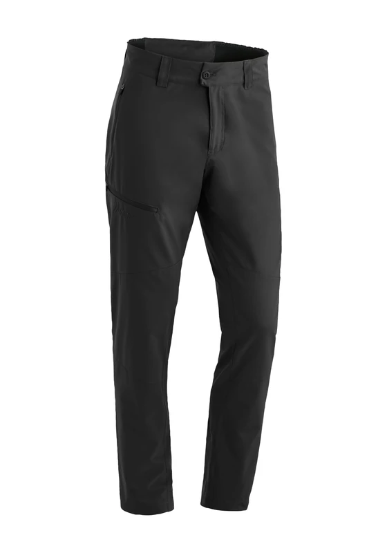 Maier Sports Nil Loop Men's Hiking Trousers, Water-Repellent Outdoor Trousers for Trekking and Hiking, PFC-Free, mSTRETCH Pro 2 and Dryprotec Black
