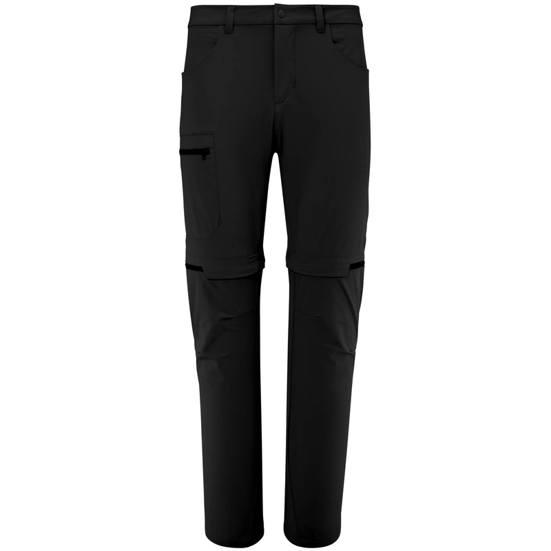 MILLET UBIC Convertible Stretch Zip Off Hiking Pants Men Versatile Black