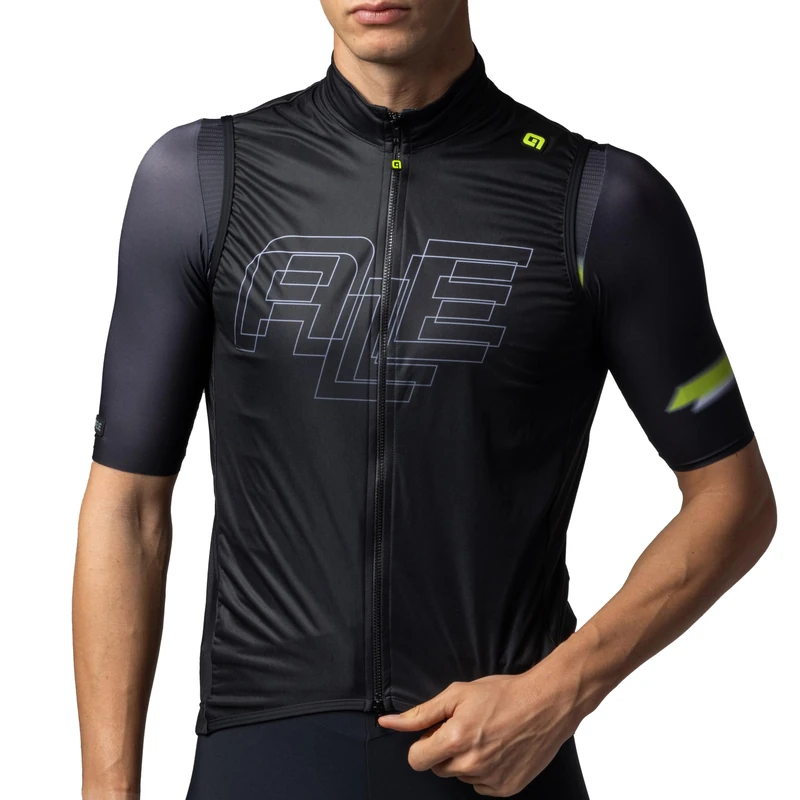 Alé Cycling Men's PR.E Sauvage Gilet, Black, XXL