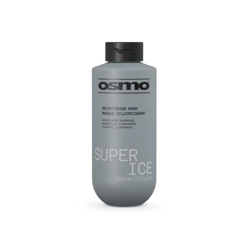 OSMO Super Ice Brightening Mask | Black Pigment for Toning Blonde Hair | Bleached & Natural Blonde Hair | Vegan. 400ml