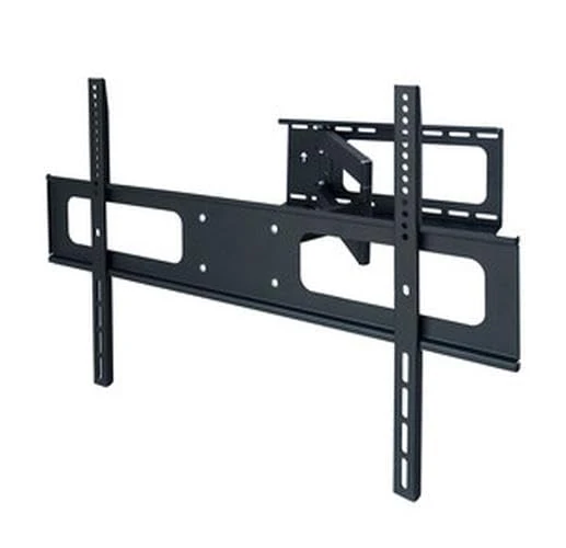 glowster Double articulated bracket for flat TV from 37" to 72", flexible joint, easy installation; ideal for adjusting viewing angle in rooms.
