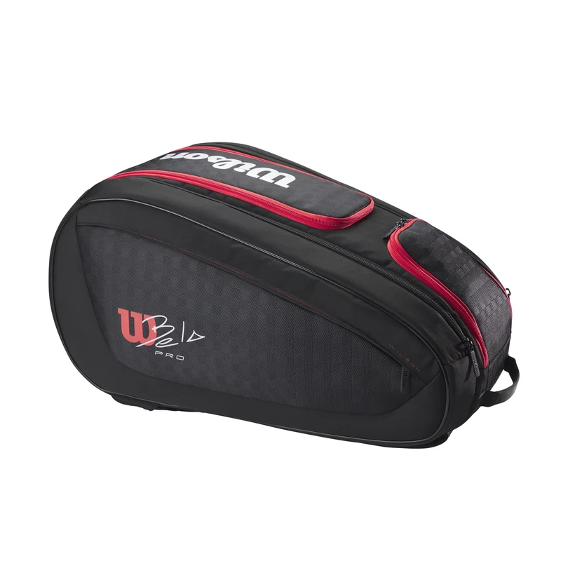 Wilson Bela Super Tour Padel Bag, Thermoguard Shield, Secure Fasteners, Clever Storage, Effortless Transport, Ultra-Light Design