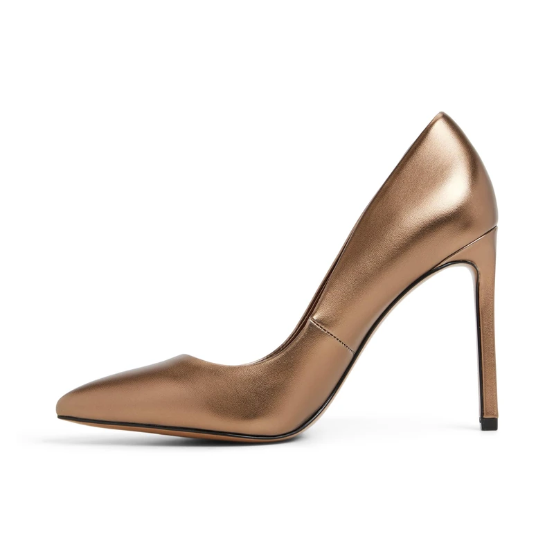 Aldo Women's Lala Pump, Dark Brown, 4.5 UK