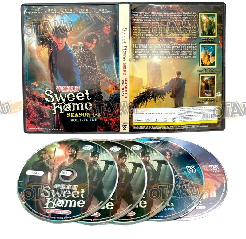 SWEET HOME (SEASON 1-3) - COMPLETE KOREAN TV SERIES DVD BOX SET ( KOREAN DUB WITH ENGLISH SUBS ) SHIP FROM UK
