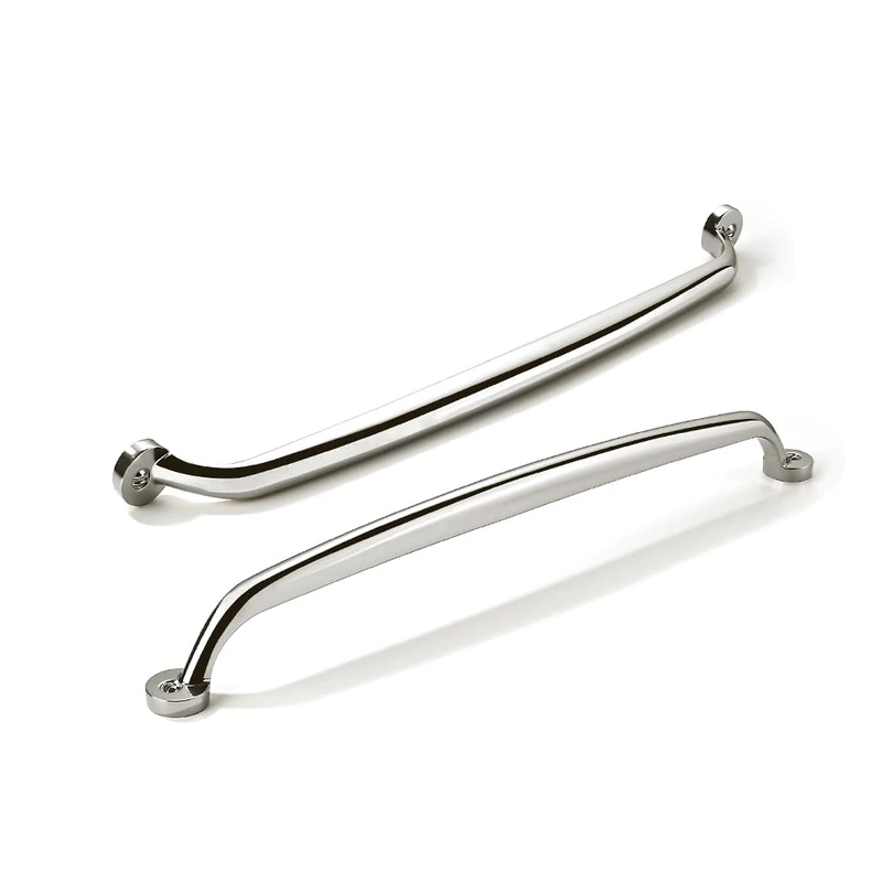CABDM 10 Pack 8 inch Hole Center Polished Nickel Cabinet Pulls - Heavy Duty Solid Drawer Hardware Handles Kitchen Vanity Bathroom Handles
