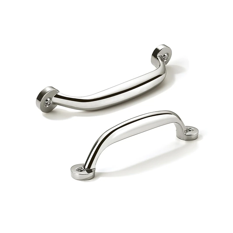 CABDM 10 Pack 3-1/2 inch Hole Center Polished Nickel Cabinet Pulls - Heavy Duty Solid Drawer Hardware Handles Kitchen Vanity Bathroom Handles