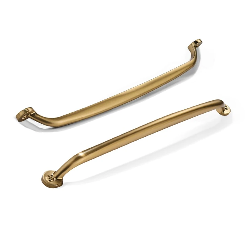 CABDM 10 Pack 10 inch Hole Center Champagne Bronze Cabinet Pulls - Heavy Duty Solid Drawer Hardware Handles Kitchen Vanity Bathroom Handles