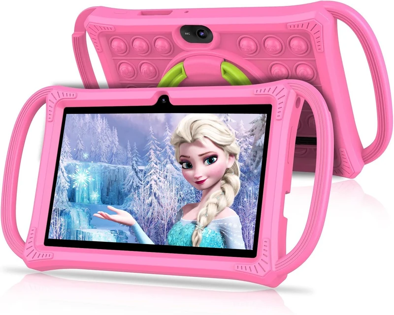 VASOUN Kids 7" Android 13 Tablet - 32GB, 2GB RAM, Shockproof Case