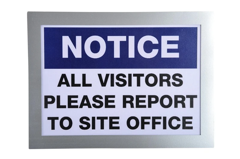 Exacompta - Ref. 39100E - Box of 5 A5 Magnetic Display Pockets - Magnetic PVC Frame - Pocket Size: 17 x 23 cm - for Photos, Notes, regulations, Instructions - Colour Silver