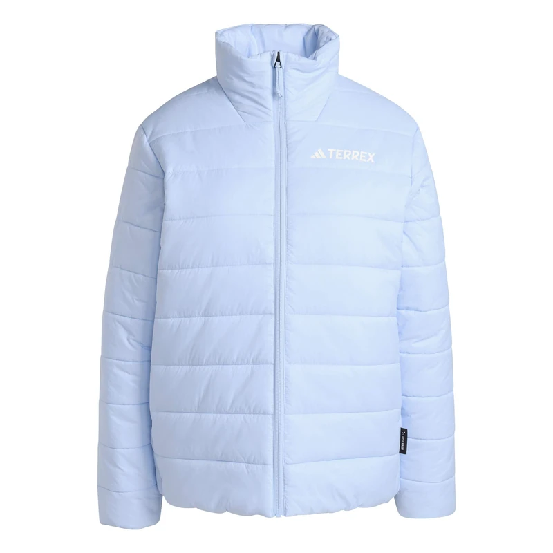 adidas Women's Terrex Multi Essentials Insulated Jacket, glow blue, XL