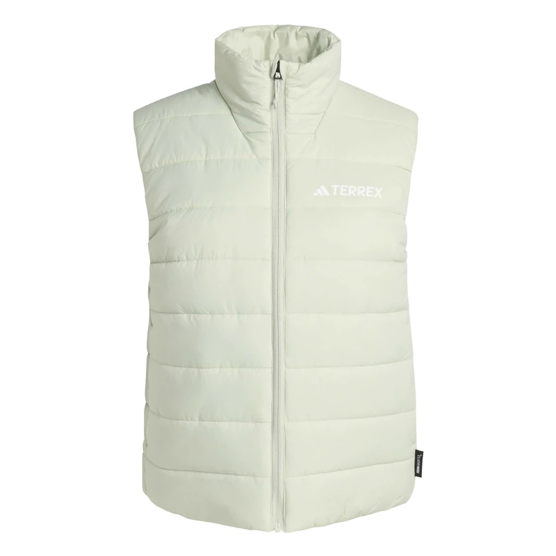adidas Women's Terrex Multi Essentials CLIMAWARM Padded Vest, halo green, S