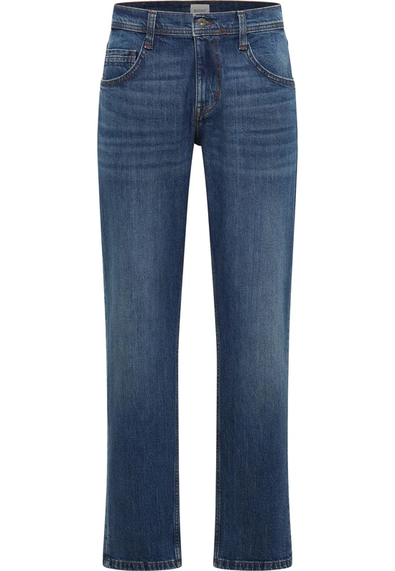MUSTANG Men's Style Denver Straight Jeans, Dark Blue 883, 36W x 32L