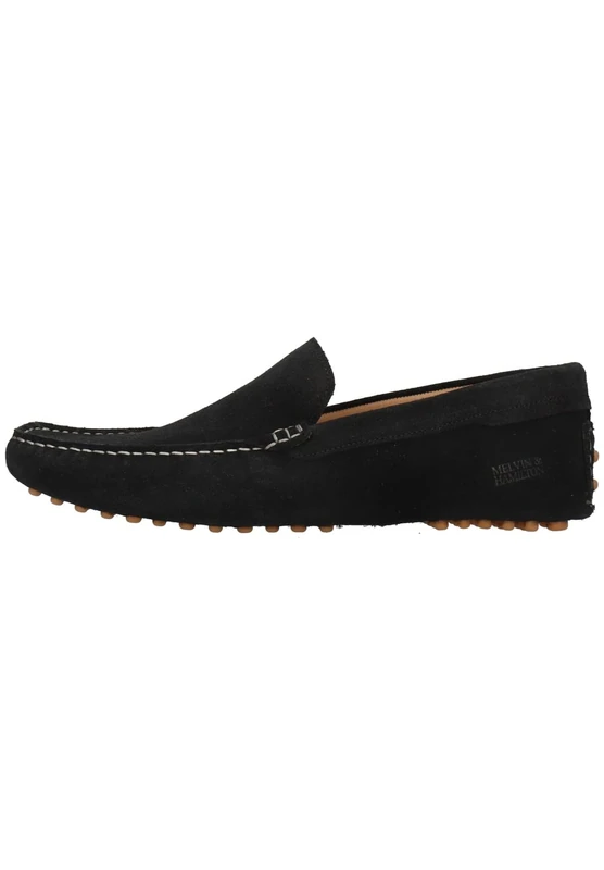 Melvin & Hamilton Men's Nelson 1 Grassland Black Loafer, 10.5 UK