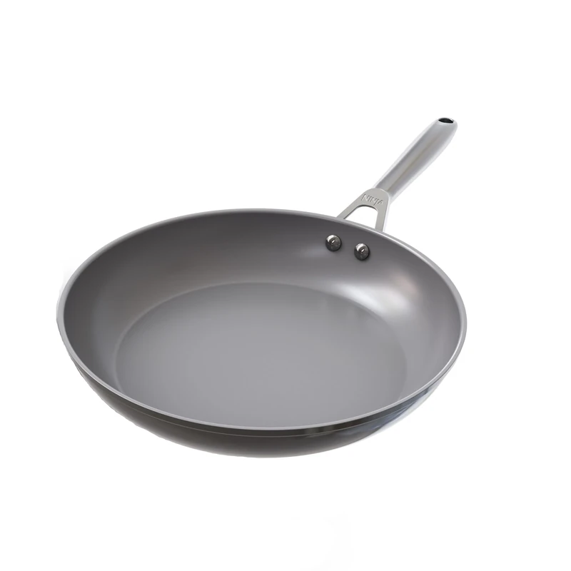 Ninja ZEROSTICK Ceramic Pro 32 cm Frying Pan, Scratch Resistant, Made PTFE-Free, All Hob Compatible, Black, CW30032UK