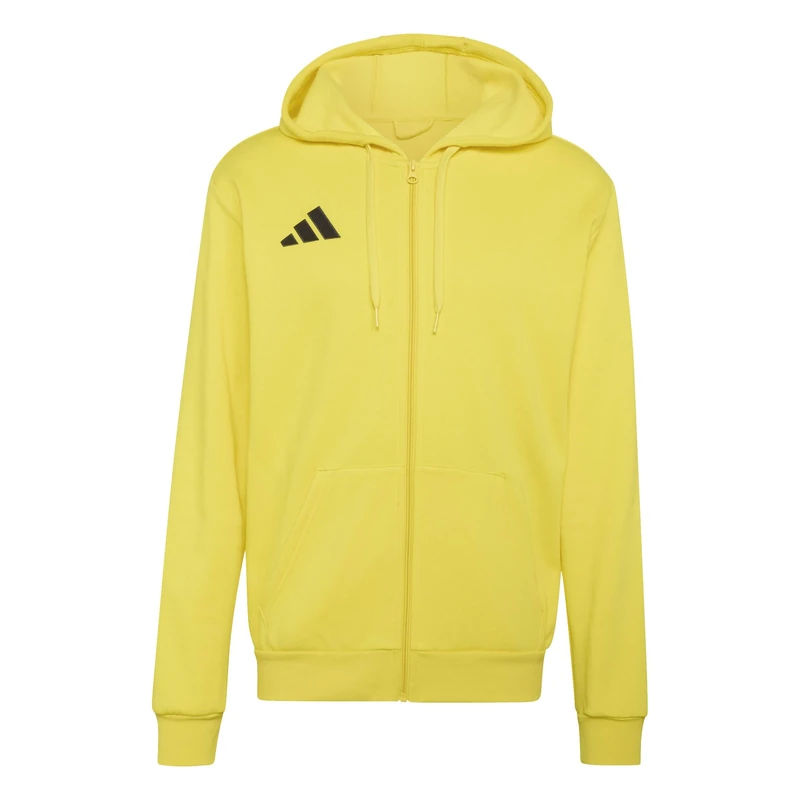 adidas Men's Entrada26 Full Zip Hoodie Sweatshirt, team yellow/black, XXL