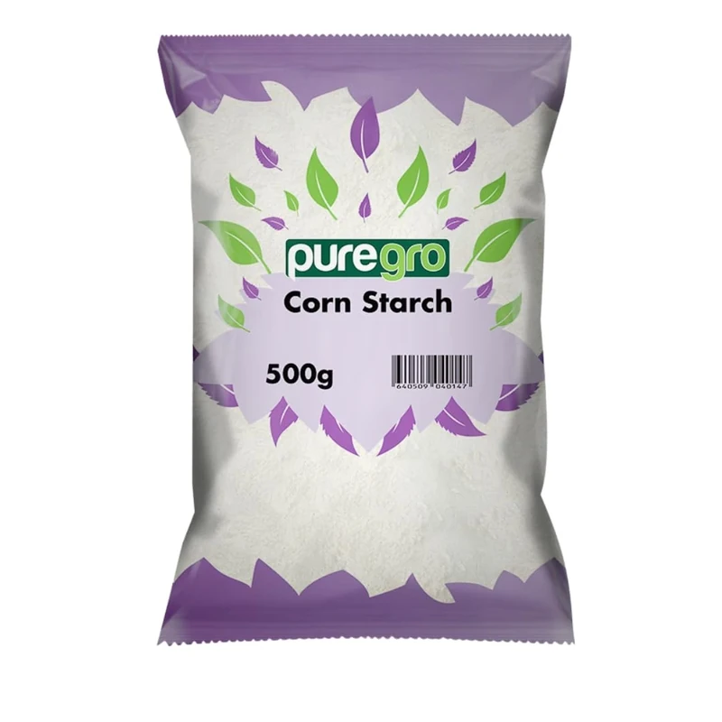 Puregro Corn starch | Premium Quality | Smooth and Fine Texture | Ideal for Cooking, Baking and Thickening | Corn starch Powder | Pack of 1 | Weight 500g