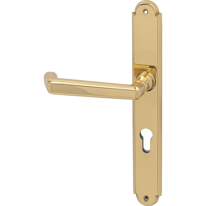 GRUNDMANN 104634 Wien Drückergt.WG Alt Vienna EN 179, PZ88, MS-PO, Polished Brass