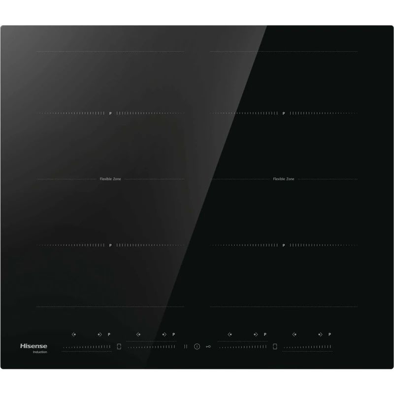 Hisense HI6442BSCE, Induction hob, Black