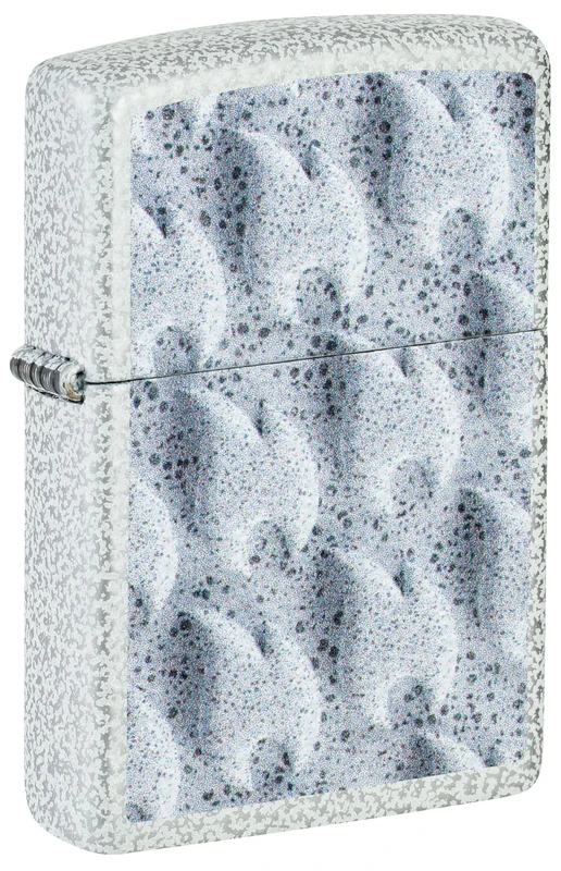 Zippo Windproof Lighter - 3D Flames Design - Colour Image Glacier - Refillable - Reusable - Windproof Design - Gift Box - Made in USA