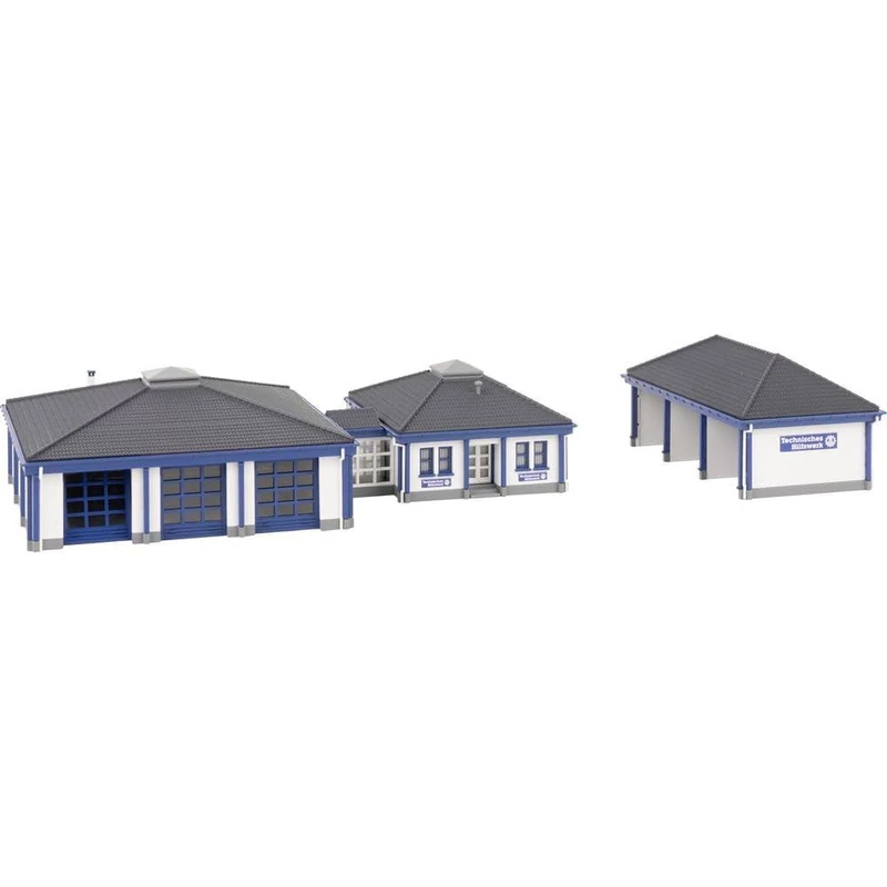 Faller 231725 N THW Building with Vehicle Hall