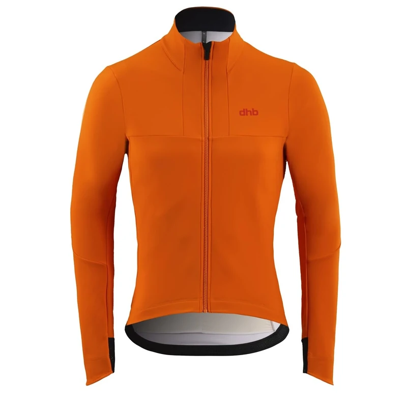 dhb Mens Aeron All Winter Softshell Jacket 3.0 Orange/Exuberance S - Image 1