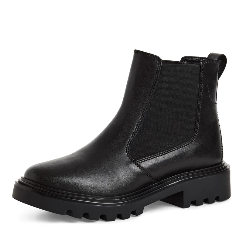 Tamaris Women's Flat Boots, black, 5 UK