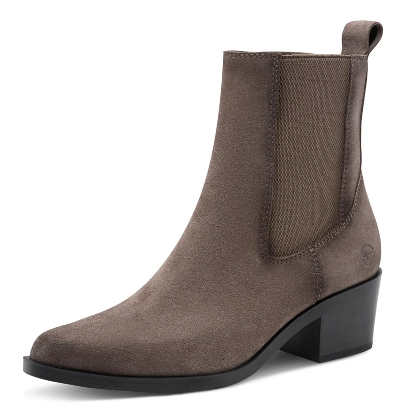 Tamaris Women's Damen Chelsea 1-25003-45 Boot, Taupe, 4 UK