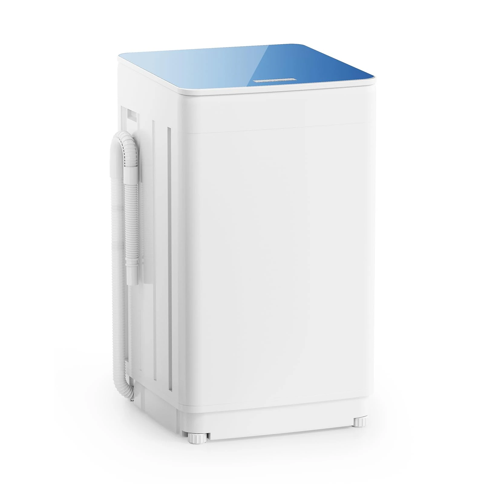 Auertech 18 lbs Portable Washing Machine, Fully Automatic Portable Washing Machine with LED Display, 7 Wash Cycles, 4 Water Levels, Top Load Washer for Apartment, RV