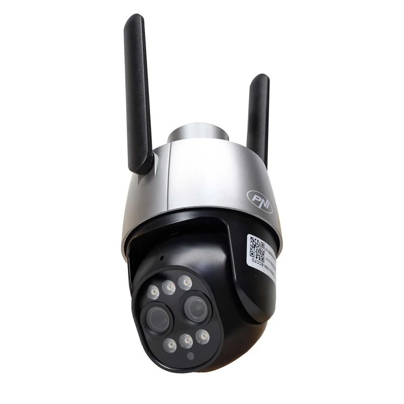 PNI House IP574 video surveillance camera with Wi-Fi, PTZ, dual lens 4MP + 4MP, 10X optical zoom, IP65