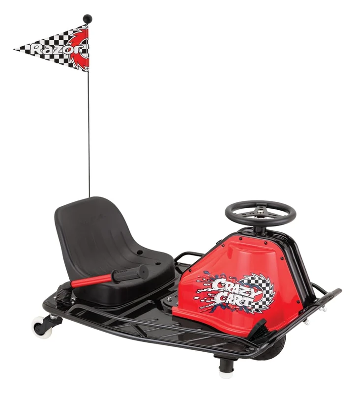 Razor Crazy Cart 25.2V Electric Go Kart For Ages 9+–Variable Speed, Up To 12 mph