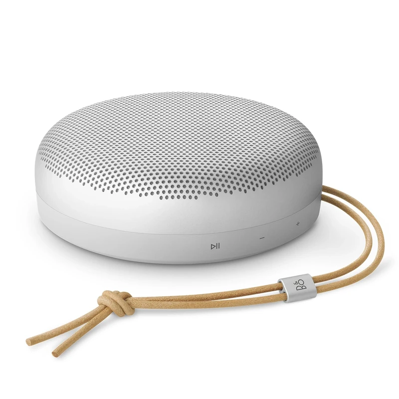 Bang & Olufsen Beosound A1 (3rd gen) Portable Compact Wireless Bluetooth Speaker, Waterproof (IP67), C2C certified, up to 24 hours playtime and 3 Microphones for clear voice calls - Natural Aluminium