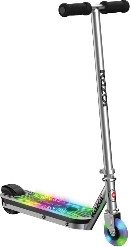 Razor ColorRave Blast Electric Scooter (LITHIUM) With Speeds Up To 7.5 Mph, Light Up Deck And Wheels For Ages 8+