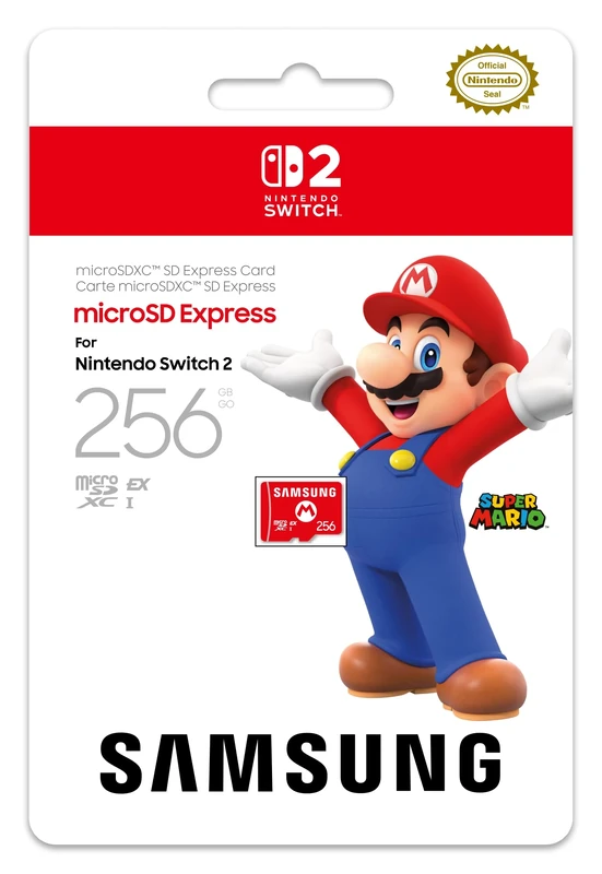 Nintendo Samsung microSD Express Card for Nintendo Switch 2