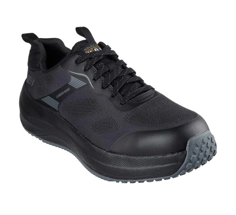 Skechers Men's Transporter Lite Trainer, Black/White, 9 UK