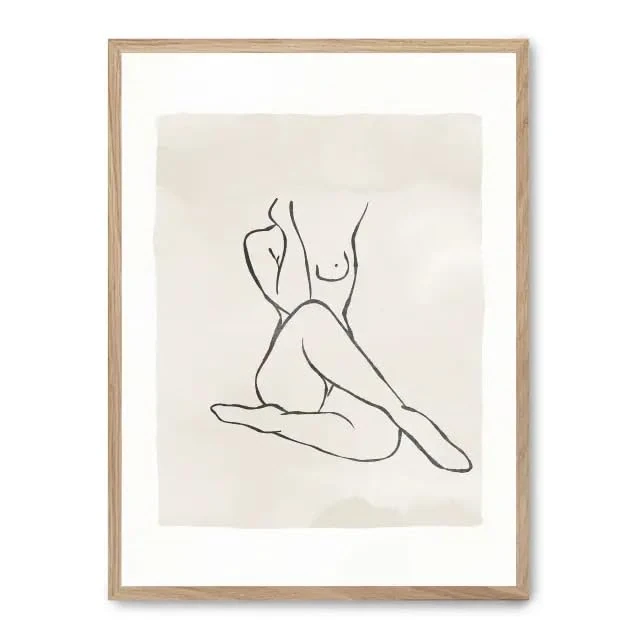 AlexandreHouse Cuadro woman line art xiii_FASE5 - Image 1
