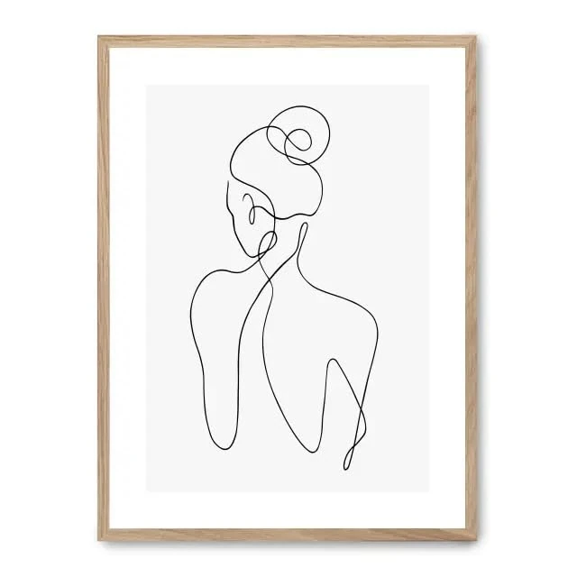 AlexandreHouse Cuadro Woman Line Art v_FASE5 - Image 1
