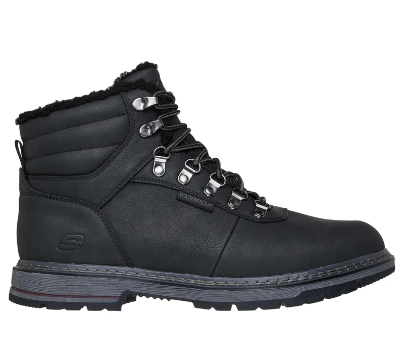 Skechers Men's Corado Memphis Hiking Boot, Black Synthetic/Mesh, 13 UK