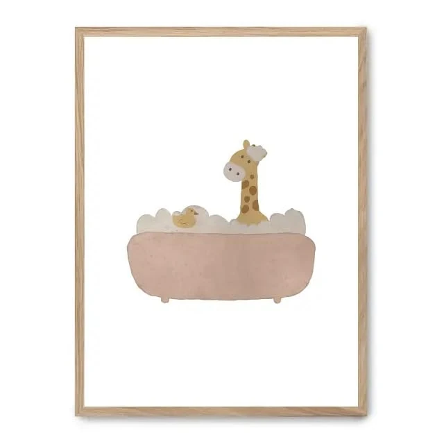 AlexandreHouse Cuadro Giraffe Bathing_FASE5 - Image 1