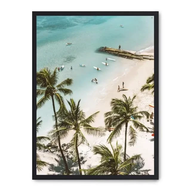 Cuadro Surfing, Sea and Palm Trees ii_FASE5 - Image 1