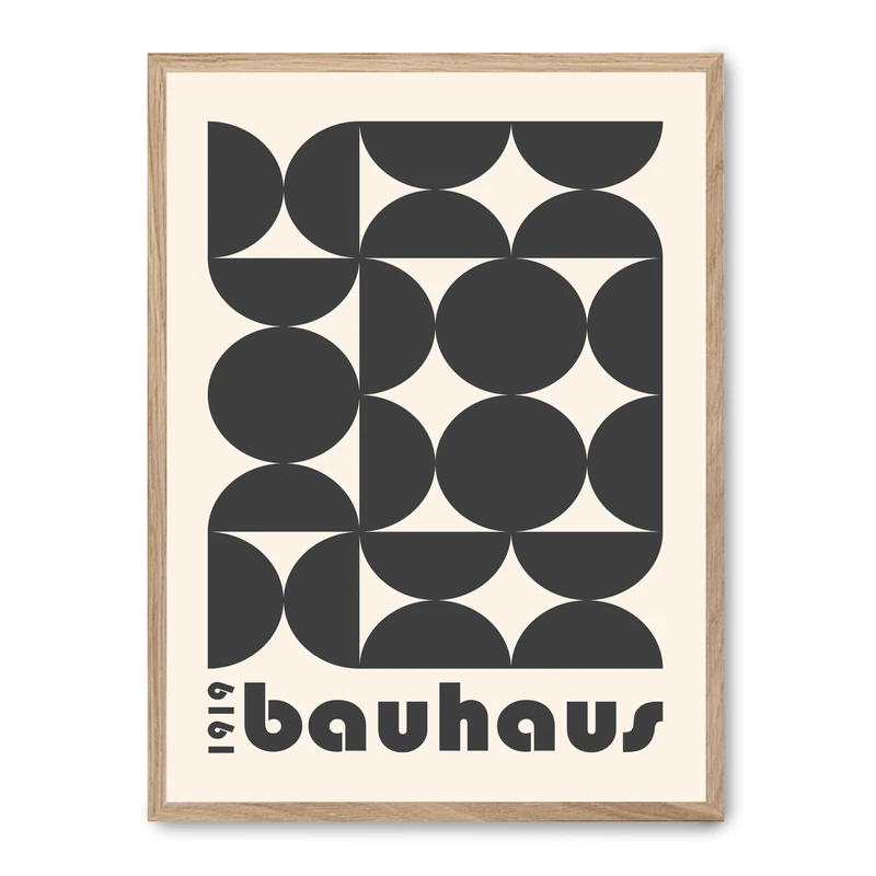 Cuadro Bauhaus Black Forms i_FASE5 - Image 1