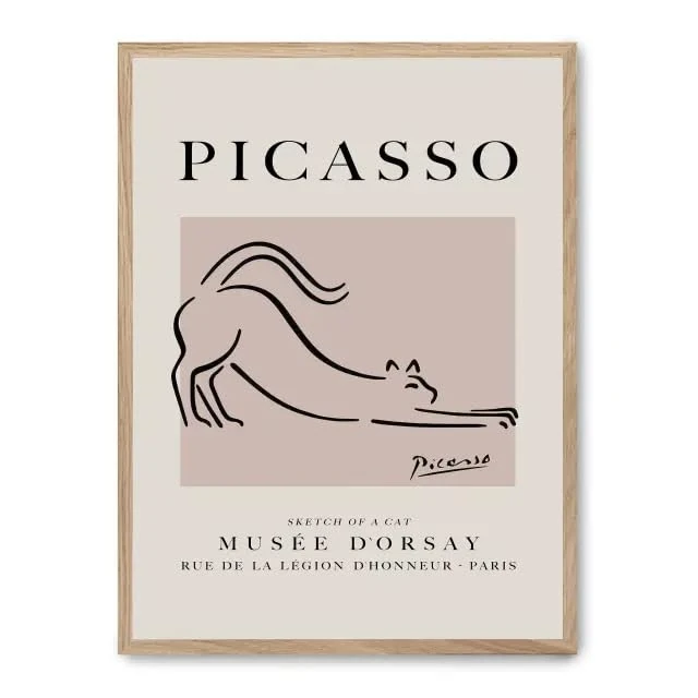 AlexandreHouse Cuadro Sketch of a Cat i_FASE5