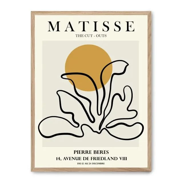AlexandreHouse Cuadro Matisse Art Print v_FASE5 - Image 1
