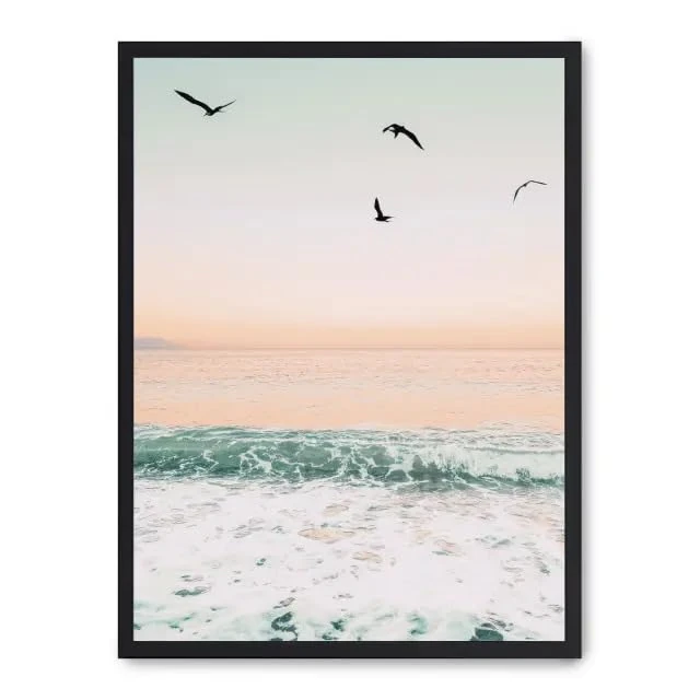Cuadro Birds Flying Over The Sea_FASE5