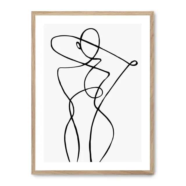 AlexandreHouse Cuadro woman line art vi_FASE5 - Image 1