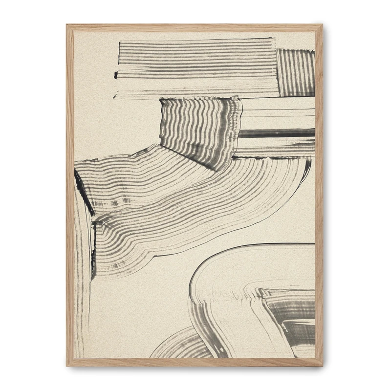 AlexandreHouse Cuadro Art with Black Lines i_FASE5 - Image 1