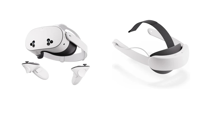 Meta Quest 3S 128 GB Headset + Elite Strap & Battery