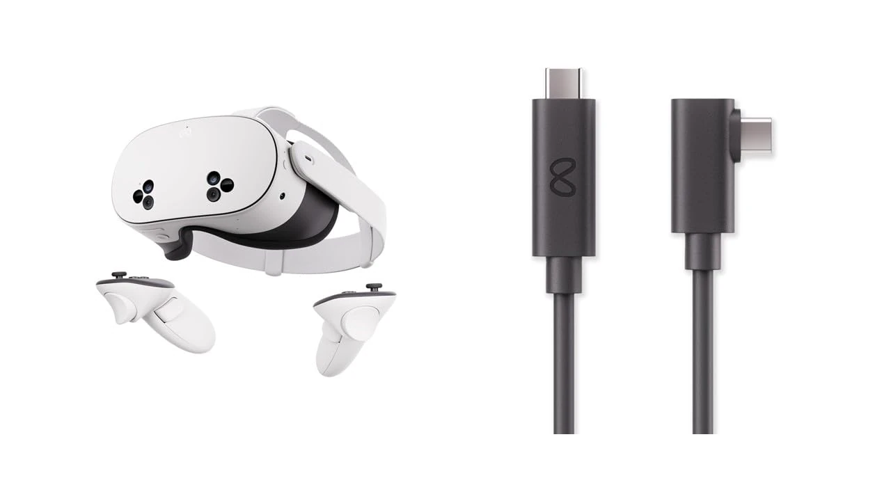 Meta Quest 3S 256 GB Headset + Link Cable