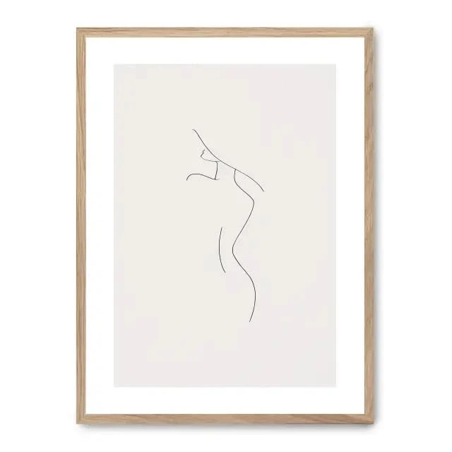 AlexandreHouse Cuadro Woman Line Art IX_FASE5 - Image 1